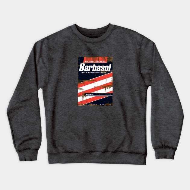 Barbasol Jurassic DNA Shave Cream Crewneck Sweatshirt by Jurassic Merch